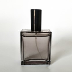 Black Semi-Transparent Perfume Spray Bottle